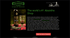 Desktop Screenshot of absinthe-alandia.com