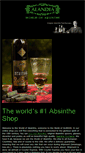 Mobile Screenshot of absinthe-alandia.com