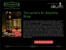 Tablet Screenshot of absinthe-alandia.com